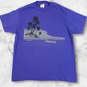 Vintage Select T Hawaii Men’s T Shirt Large Purple Single Stitch Made In USA